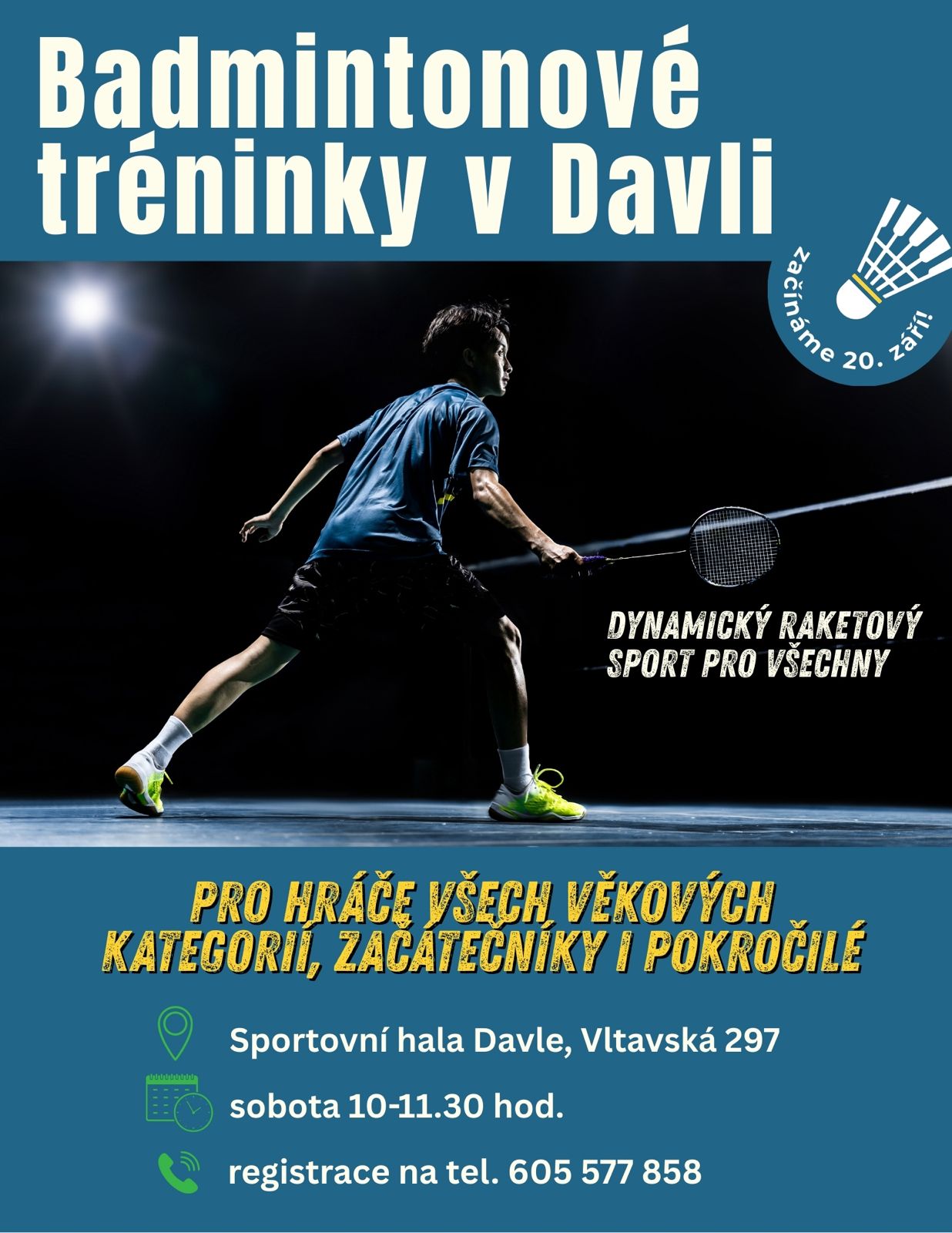 Leták Badminton